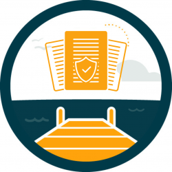 Untitled design (70) icon shows a dock and and signed documents